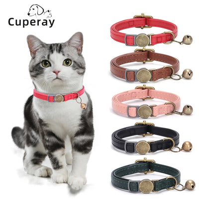 Engraved Leather Pet Collar