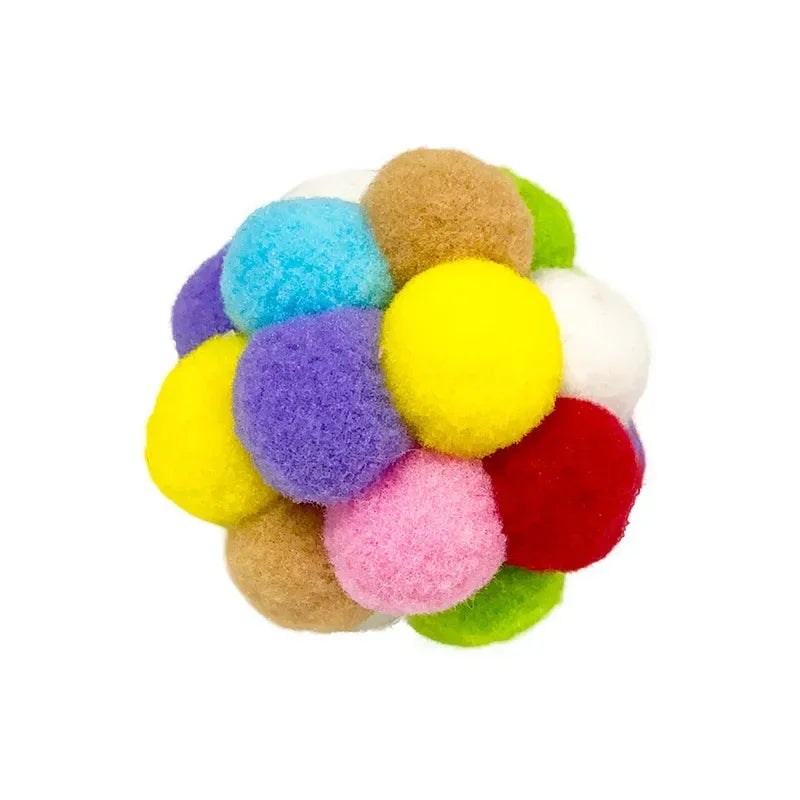 Rainbow Purr Plush Ball