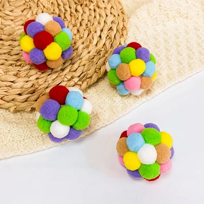 Rainbow Purr Plush Ball
